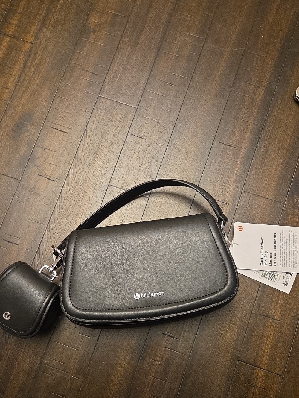 lululemon athletica Cactus "Leather" Mini Bag With Mini Sac